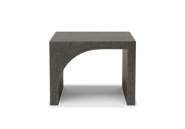 Swan Concrete Charcoal Sıde Coffee Table