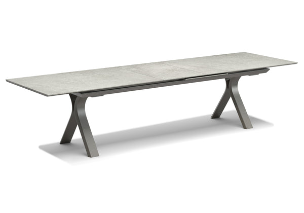 Baıxa Charcoal Extendable Table For 12