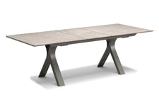 Baıxa Charcoal Extendable Table For 10